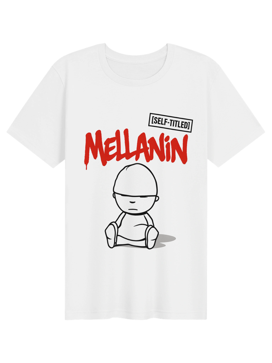 White T-shirt with the Self Titled album cover artwork
